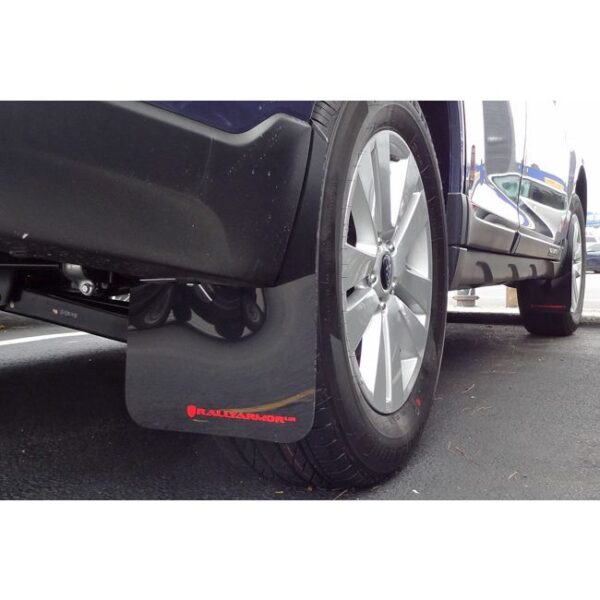 Rally Armor MF36-UR-BLK/GRY - 2015-2019 Subaru Outback 2.5i, 2.5i Premium, 2.5i Limited, 3.6R Limited - Black Mud Flap/Grey Logo