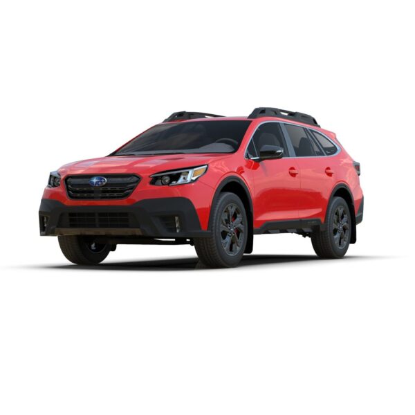 Rally Armor MF66-UR-BLK/RD - 2020-25 Subaru Outback - Black Mud Flap/Red Logo