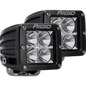 RIGID D-Series PRO LED Light, Flood Optic, Surface Mount, Pair