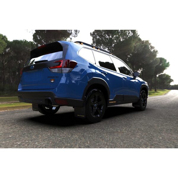 Rally Armor MF82-UR-BLK/GRY -  2022-24 Subaru Forester & Wilderness  - Black Mud Flap/Grey Logo