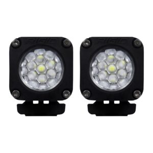 RIGID Ignite Back-Up Kit, Diffused Lens, Surface Mount, Black Housing, Pair