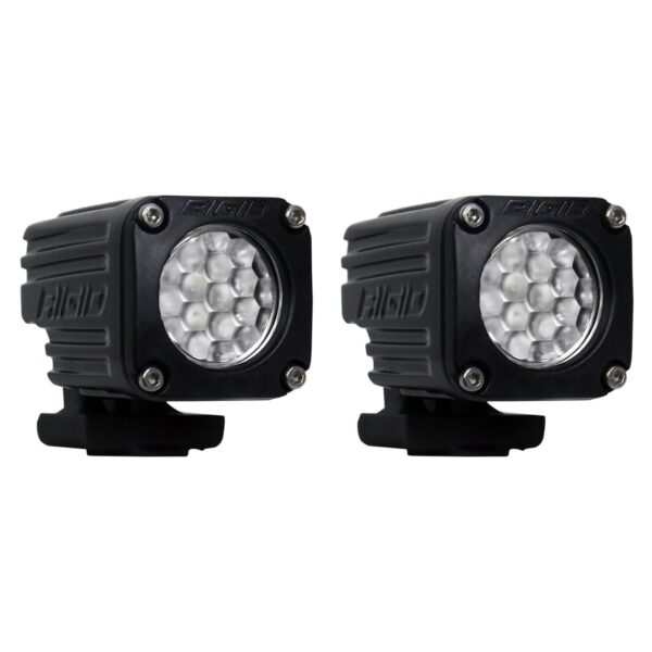 RIGID Ignite Back-Up Kit, Diffused Lens, Surface Mount, Black Housing, Pair