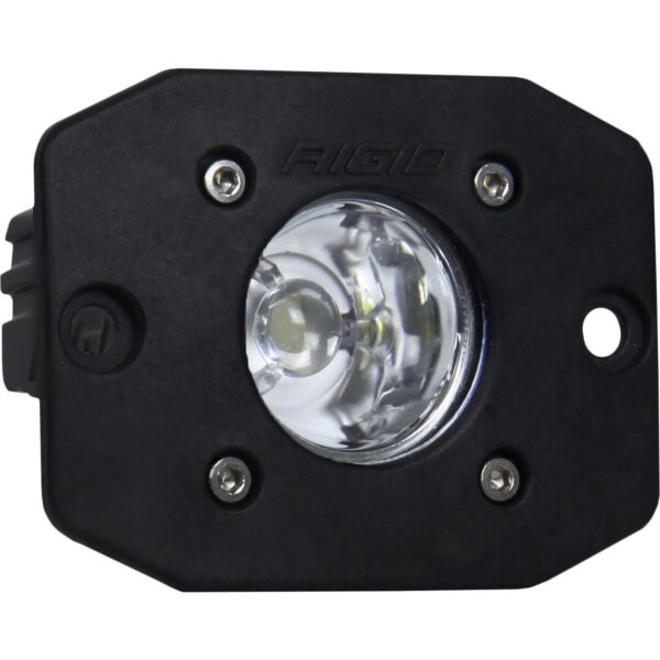 RIGID Ignite LED Light, Flood Beam Pattern, Flush Mount, Black Housing, Single