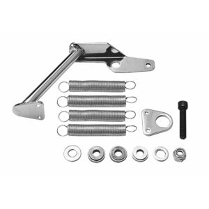 TRANS-DAPT PERFORMANCE PRODUCTS CARBURETOR MOUNT THROTTLE BODY RETURN SPRING KIT; HOLLEY CARBURETORS- CHROME