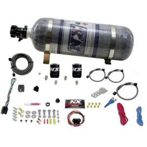 Nitrous Express UNIVERSAL FLY BY WIRE SINGLE NOZZLE SYSTEM, 12LB COMPOSITE INCLUDES TPS SWITCH