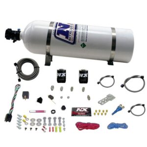 Nitrous Express ALL FORD EFI SINGLE NOZZLE SYSTEM (35-50-75-100-150 HP) WITH 15LB BOTTLE