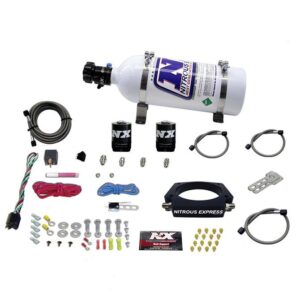 Nitrous Express LS 102mm PLATE SYSTEM (50-400HP) W/ 5LB BOTTLE