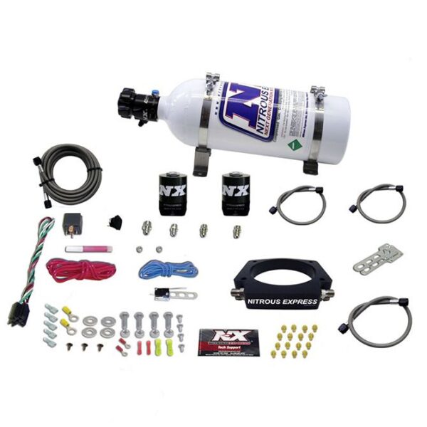 Nitrous Express LS 102mm PLATE SYSTEM (50-400HP) W/ 5LB BOTTLE