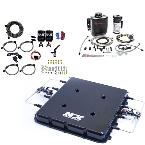 Nitrous Express Nitrous & Water Methanol System w/Billet LT4 Supercharger Lid No Bottle