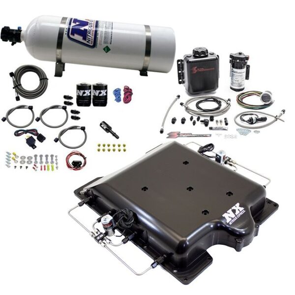 Nitrous Express Hellcat Lid With Nitrous and Water/Methanol System (100-400HP) W/ 15LB Bottle