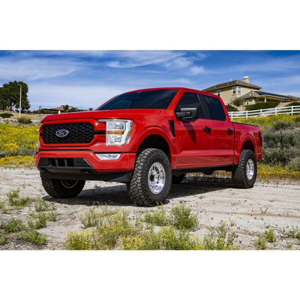 ICON 2021-2024 Ford F-150 4WD, 2.75-3.5" Lift, Stage 2 Suspension System, Billet