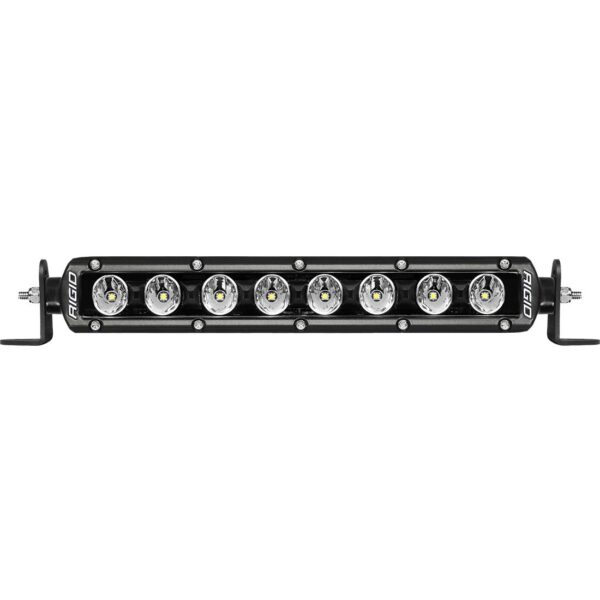 RIGID Radiance Plus SR-Series Single Row LED Light Bar With 8 Backlight Options: Red, Green, Blue, Light Blue, Purple, Amber, White Or Rotating, 10 Inch Length