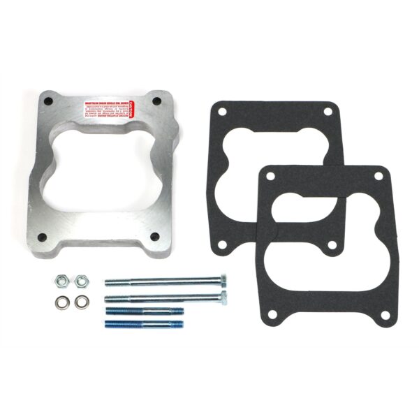 TRANS-DAPT PERFORMANCE PRODUCTS 1 IN. TALL, QUADRAJET SPACER- OPEN- CAST ALUMINUM CARBURETOR SPACER