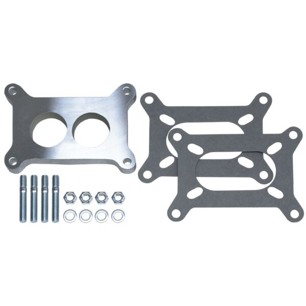 TRANS-DAPT PERFORMANCE PRODUCTS 1/2 IN. TALL, HOLLEY 2BBL SPACER -PORTED- CAST ALUMINUM CARBURETOR SPACER