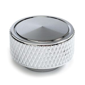TRANS-DAPT PERFORMANCE PRODUCTS AIR CLEANER WING NUT 1/4 IN.-20; KNURLED- CHROME