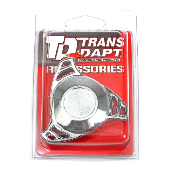 TRANS-DAPT PERFORMANCE PRODUCTS AIR CLEANER WING NUT 1/4 IN.-20; SPINNER STYLE- CHROME
