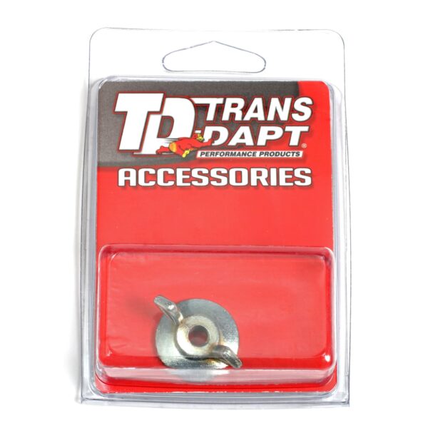 TRANS-DAPT PERFORMANCE PRODUCTS AIR CLEANER WING NUT SMALL 1/4 IN.-20 CHROME