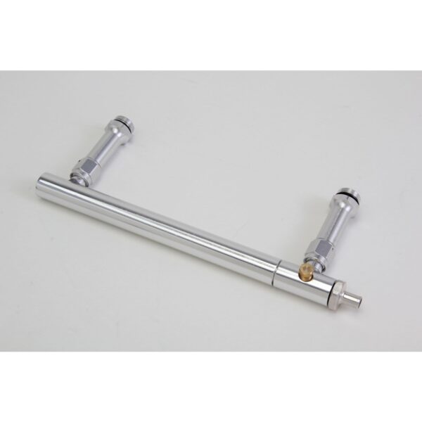 TRANS-DAPT PERFORMANCE PRODUCTS BILLET ALUMINUM FUEL LOG FOR HOLLEY CARBURETORS; CLEAR ANODIZED