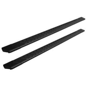 Raptor Series - 2207-0589BT - 5 in OEM Style Full Tread Slide Track Running Boards Black Textured Aluminum - 05-25 Nissan Frontier Crew Cab