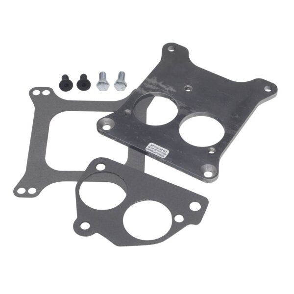 TRANS-DAPT PERFORMANCE PRODUCTS BB CHEVY TBI ON TO HOLLEY 4BBL MANIFOLD- REAR MOUNT CARBURETOR TO TBI ADAPTER