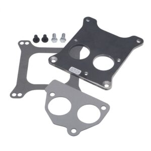 TRANS-DAPT PERFORMANCE PRODUCTS SB CHEVY TBI ON TO HOLLEY 4BBL MANIFOLD- FRONT MOUNT CARBURETOR TO TBI ADAPTER