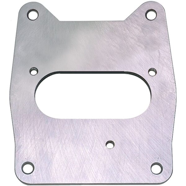 TRANS-DAPT PERFORMANCE PRODUCTS SB CHEVY TBI ON TO QUADRAJET 4BBL MANIFOLD- CENTER MOUNT CARBURETOR TO TBI ADAPTER