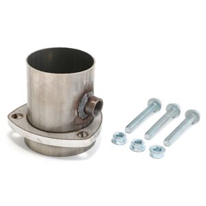 HEDMAN HEDDERS 3 IN. COLLECTOR TO 2-1/2 IN. EXHAUST HEADER REDUCER WITH O2 BUNG; BALL & SOCKET; STAINLESS STEEL