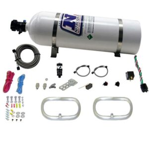 Nitrous Express DUAL NTERCOOLER RING SYSTEM (2 - 6 X 6 RINGS) WITH 15LB BOTTLE
