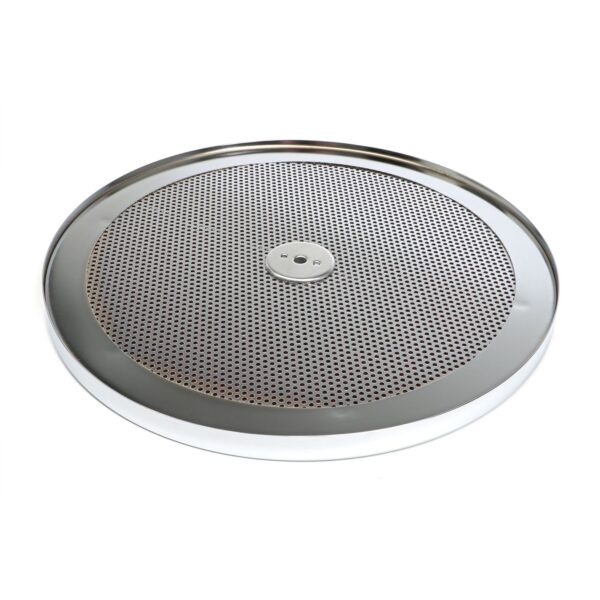 TRANS-DAPT PERFORMANCE PRODUCTS HI-FLOW COTTON AIR CLEANER TOP; 14 IN. DIAMETER- CHROME