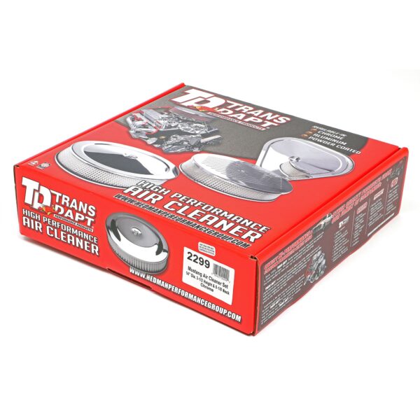 TRANS-DAPT PERFORMANCE PRODUCTS FORD MUSTANG 14 IN. X 2 IN. AIR CLEANER SET; FACTORY STYLE 289 CI STICKER