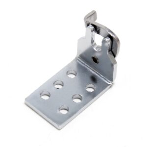 TRANS-DAPT PERFORMANCE PRODUCTS MORSE CABLE BRACKET FOR 2333 CARBURETOR LINKAGE PLATE- CHROME