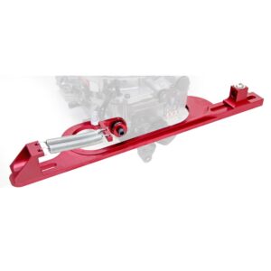 TRANS-DAPT PERFORMANCE PRODUCTS THROTTLE BRACKETS BILLET ANODIZED SILVER 4150 CARB