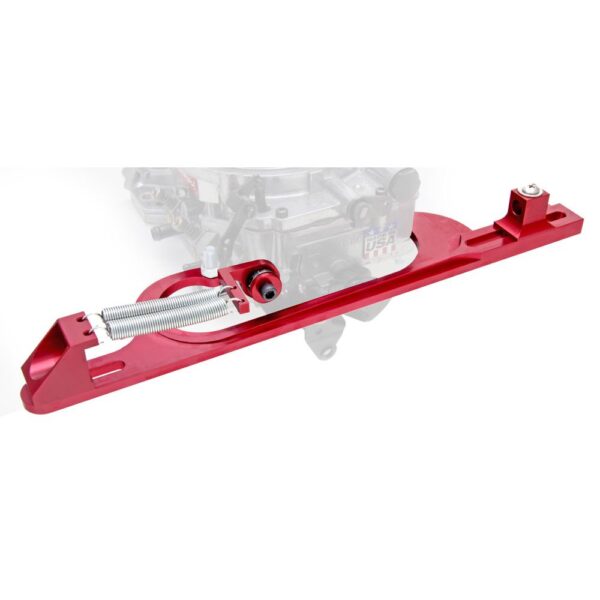 TRANS-DAPT PERFORMANCE PRODUCTS THROTTLE BRACKETS BILLET ANODIZED SILVER 4150 CARB