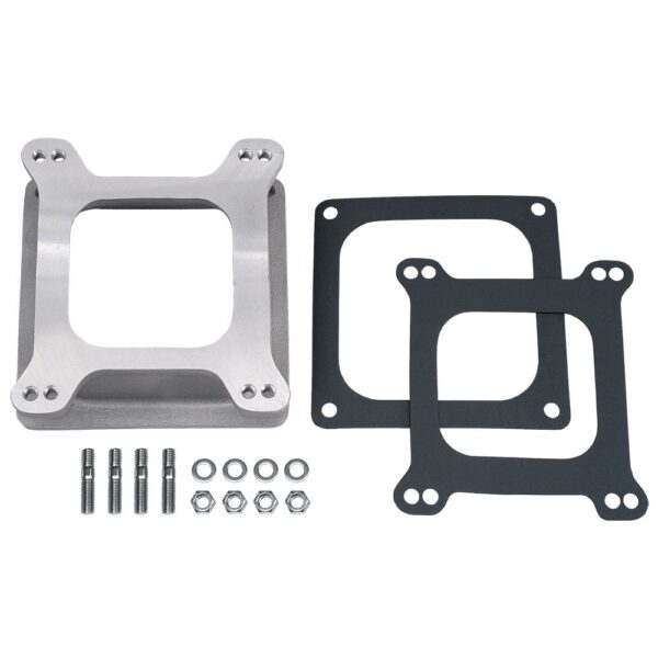 TRANS-DAPT PERFORMANCE PRODUCTS 2-1/8 IN. TALL, 4BBL HOLLEY/AFB TO HOLLEY DOMINATOR 4500 MANIFOLD CARBURETOR ADAPTER -CAST ALUMINUM