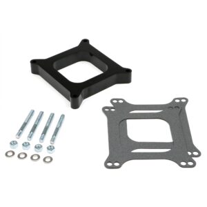 TRANS-DAPT PERFORMANCE PRODUCTS 1 IN. HOLLEY 4BBL SPACER - OPEN- PLASTIC PHENOLIC CARBURETOR SPACER