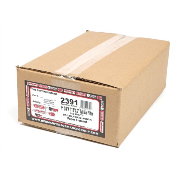 TRANS-DAPT PERFORMANCE PRODUCTS OVAL AIR FILTER ELEMENT; 7.88 IN. WIDTH, 11.375 IN. LENGTH, 2 IN. TALL- PAPER