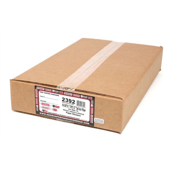 TRANS-DAPT PERFORMANCE PRODUCTS OVAL AIR FILTER ELEMENT; 7.88 IN. WIDTH, 14.625 IN. LENGTH, 2 IN. TALL- PAPER