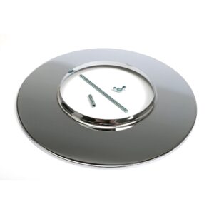 TRANS-DAPT PERFORMANCE PRODUCTS DOMINATOR AIR CLEANER BASE; 14 IN. DIAMETER; 7-15/16 IN. NECK- CHROME