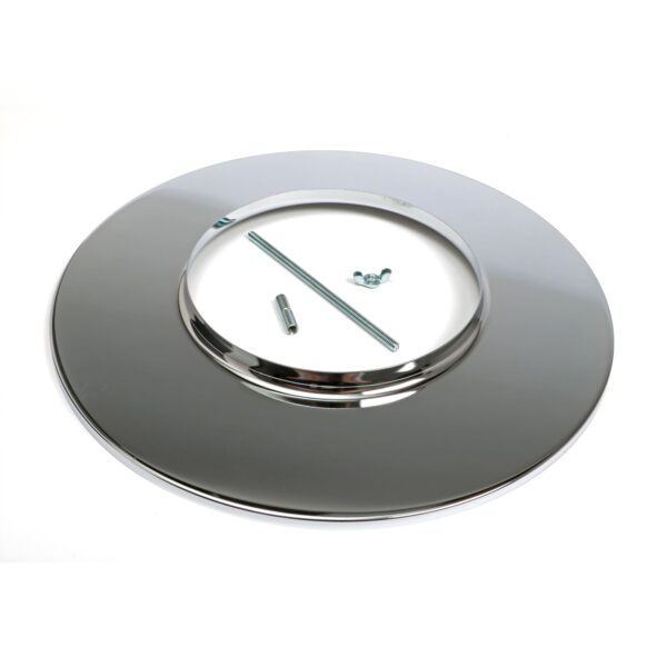 TRANS-DAPT PERFORMANCE PRODUCTS DOMINATOR AIR CLEANER BASE; 14 IN. DIAMETER; 7-15/16 IN. NECK- CHROME
