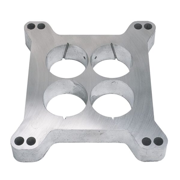 TRANS-DAPT PERFORMANCE PRODUCTS 1 IN. HOLLEY/AFB 4BBL- CAST ALUMINUM SWIRL-TORQUE CARBURETOR SPACER W/ PCV VALVE