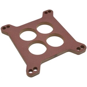 TRANS-DAPT PERFORMANCE PRODUCTS 3/8 IN. HOLLEY/AFB 4BBL SPACER - PORTED- CANVAS PHENOLIC CARBURETOR SPACER