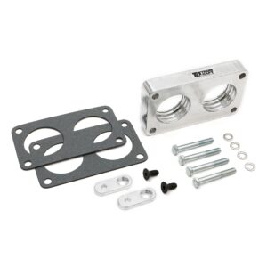 TRANS-DAPT PERFORMANCE PRODUCTS CAST ALUMINUM TORQUE-CURVE MPFI SPACER FOR 1987-95 FORD BRONCO OR F150 PICK-UP TRUCK WITH A 5.0L OR 5.8L V8