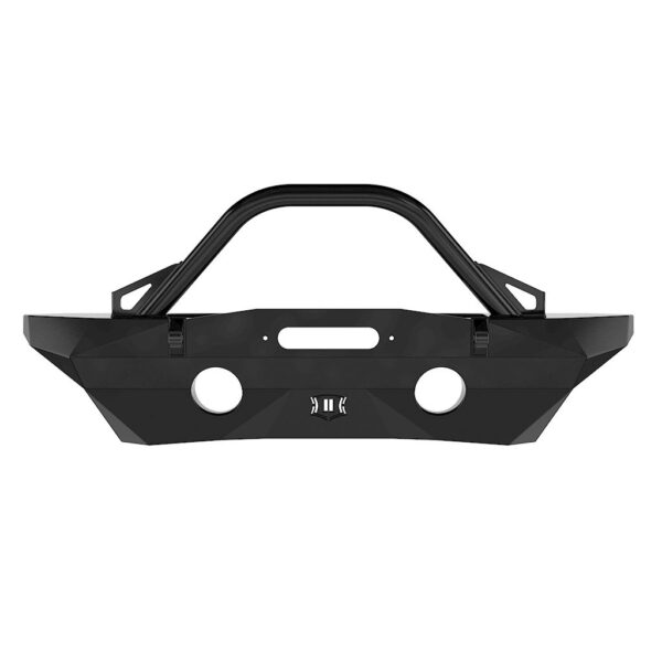 07-18 JK PRO SERIES MID WIDTH FRONT BUMPER REC WINCH MNT W/ BAR