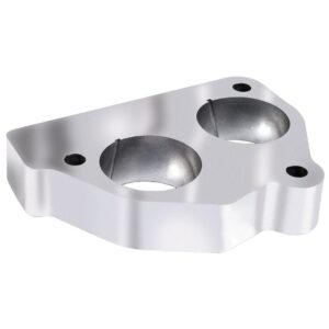 TRANS-DAPT PERFORMANCE PRODUCTS 1986-91 CHEVY/GMC TRUCKS AND SUVS WITH 4.3L V6 OR 5.0L, 5.7L V8- SWIRL-TORQUE THROTTLE BODY SPACER; SINGLE WING NUT AIR CLEANER MODELS