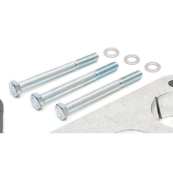TRANS-DAPT PERFORMANCE PRODUCTS 1986-91 CHEVY/GMC TRUCKS AND SUVS WITH 4.3L V6 OR 5.0L, 5.7L V8- SWIRL-TORQUE THROTTLE BODY SPACER; SINGLE WING NUT AIR CLEANER MODELS
