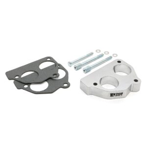 TRANS-DAPT PERFORMANCE PRODUCTS 1992-95 CHEVY/GMC TRUCKS AND SUVS WITH 4.3L V6 OR 5.0L, 5.7L V8- SWIRL-TORQUE THROTTLE BODY SPACER; DOUBLE WING NUT AIR CLEANER MODEL