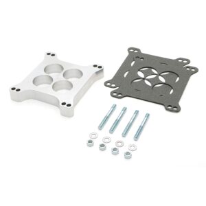 TRANS-DAPT PERFORMANCE PRODUCTS 1 IN. HOLLEY/AFB 4BBL -PORTED; BILLET ALUMINUM CARBURETOR SPACER