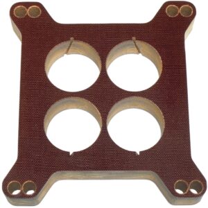 TRANS-DAPT PERFORMANCE PRODUCTS 1 IN. HOLLEY/AFB 4BBL- CANVAS PHENOLIC SWIRL-TORQUE SPACER