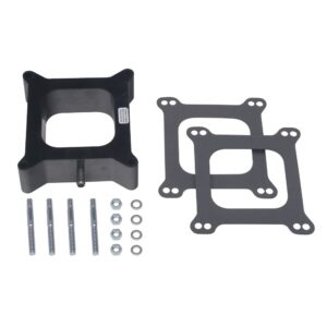 TRANS-DAPT PERFORMANCE PRODUCTS 2 IN. HOLLEY 4BBL SPACER WITH PCV - OPEN- PLASTIC PHENOLIC CARBURETOR SPACER