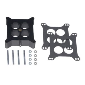 TRANS-DAPT PERFORMANCE PRODUCTS 2 IN. HOLLEY 4BBL SPACER WITH PCV - PORTED- PLASTIC PHENOLIC CARBURETOR SPACER